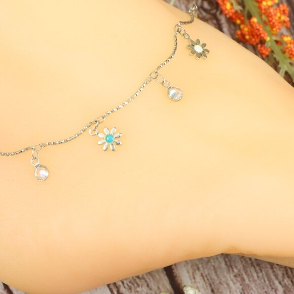 "Dainty Anklet for Women – Elegant Everyday Jewelry & Perfect Gift | MLCRC1313 - Picture 1 of 10